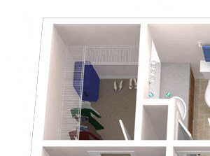 Two Bedroom Floorplan- Tungsten Two Bedroom Floorplan- Tungsten